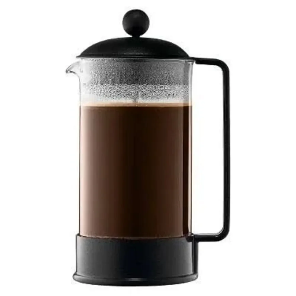Bodum Brazil 8 Cup French Press Coffee Maker Black Minimalist Gift New In Box